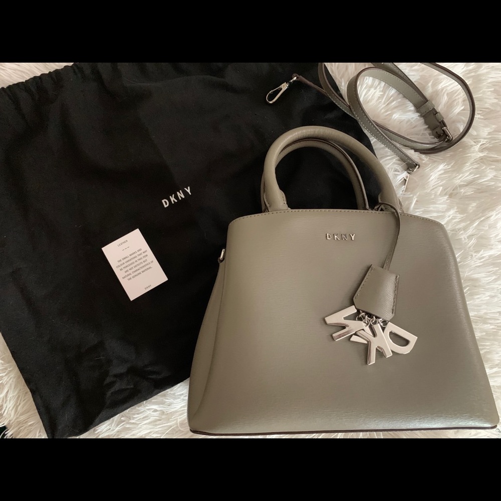 Authentic DKNY Paige Leather Satchel
